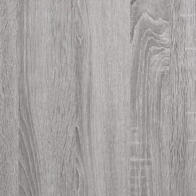 vidaXL ТB шкаф, сив сонома, 100x35x45 см, инженерно дърво и желязо