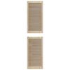 vidaXL Врата за шкаф с врата 4 pcs Естествен 140.5 x 2 x 59.5 см