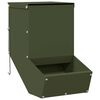 vidaXL Хранилка за зайци Маслиненозелено 17,5 x 26 x 28,5 см 1,5 kg