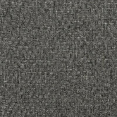 vidaXL Горни табли за легло, 2 бр, тъмносиви, 72x5x78/88 см, плат