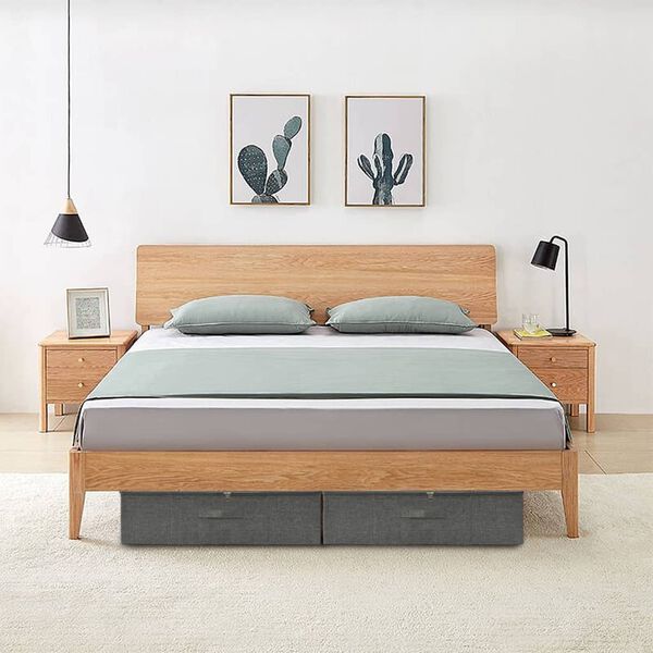 vidaXL Кутия за съхранение, текстил, 70x40x18 см, антрацит