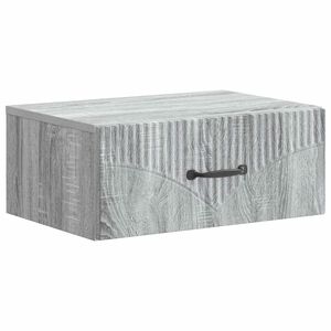 vidaXL Спален шкаф с монтаж на стена Сива сонома 49 x 34,5 x 20 см