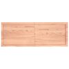 vidaXL Плот за баня светлокафяв 140x50x(2-6) см обработено дърво масив