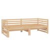 vidaXL Разтегателно дневно легло, 2x(90x200) см, борово дърво масив