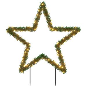 vidaXL Коледна светеща украса с шипове, звезда, 115 LED, 85 см