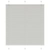 vidaXL Плисирана щора Светло сиво 115x150 cm Ширина на плата 114,4 cm
