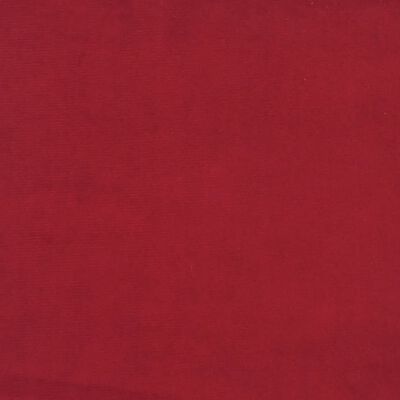 vidaXL Табуретка, виненочервена, 78x56x32 см, кадифе