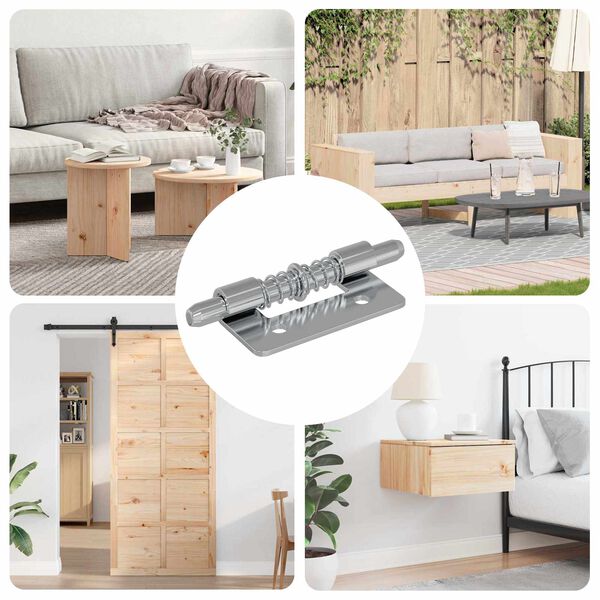 vidaXL Ключалка 1800 pcs Сребрист 46 x 17 x 1,2 мм Стомана