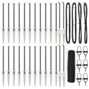 vidaXL Стълб за ограда. Сиво