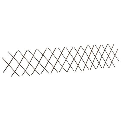 vidaXL Върбови огради хармоника, 5 бр, 180x30 см