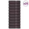 vidaXL Кърпи за баня FROGN 25 бр. Антрацит 100x150 см 360 г/м&sup2;
