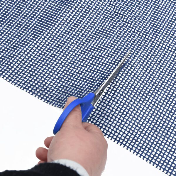 vidaXL Килим за палатка, син, 3x3 м