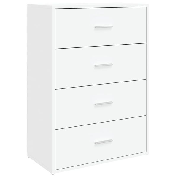 vidaXL Сайдборди, 2 бр, бели, 60x31x84 см, инженерно дърво