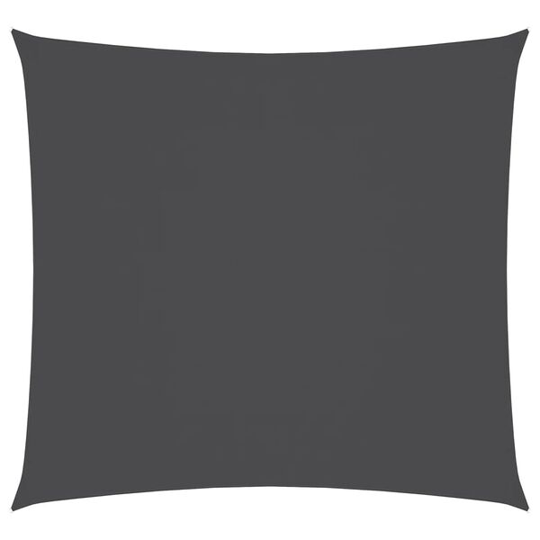 vidaXL Сенник-платно, Оксфорд плат, квадратно, 3,6x3,6 м, антрацит
