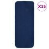 vidaXL Противоплъзгащи стелки за стълби, 15 бр, 60x25 см, нейви синьо