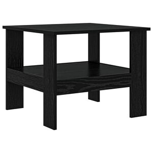 vidaXL Масичка за кафе Черния дъб 57 x 55 x 45 см Инженерна дървесина