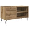 vidaXL Шкаф за грамофонни плочи, 84,5x38x48 см, инженерно дърво