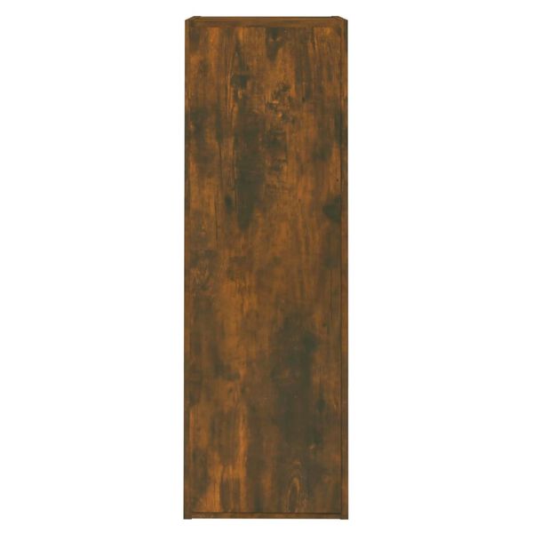 vidaXL ТB шкаф, опушен дъб, 30,5x30x90 см, инженерно дърво