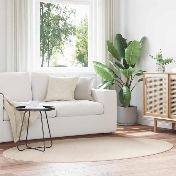 vidaXL Килими за помещение HUARTE Бежово 140 x 200 cm 100% полиестер