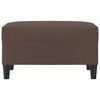 vidaXL Табуретка, кафява, 70x55x41 см, изкуствена кожа