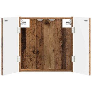 vidaXL Кабинет за дартборд DELFT Старо дърво 52,5 x 10,5 x 53,5 см