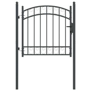 vidaXL Врата за ограда EMMEN 104 x 86 cm С ключалка