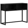 vidaXL Крайна масичка Черния дъб 100 x 36 x 75 см Инженерна дървесина