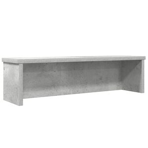 vidaXL Кухненска стойка, подреждаща се бетонно сиво 50x15x16 см