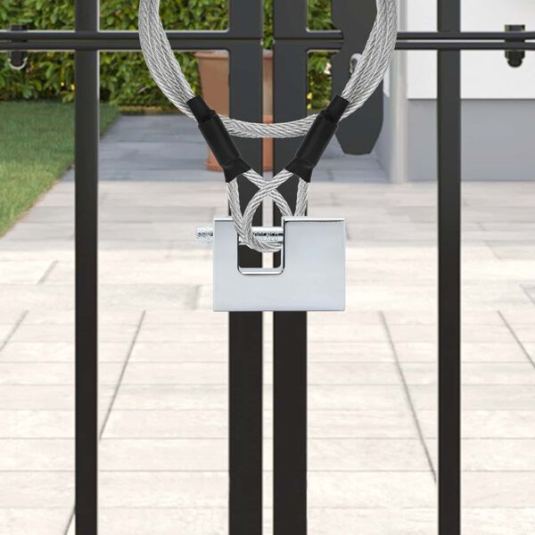 vidaXL Катинар 12 pcs Сребрист 6 x 2 x 4,5 см Желязо