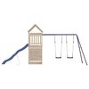 vidaXL Комбинирано детско съоръжение за игра на открито, бор масив