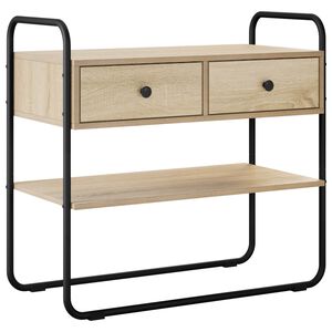 vidaXL Конзолна маса Дъб сонома 80 x 40 x 75 см Инженерна дървесина