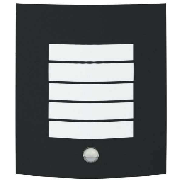 vidaXL Външни стенни лампи 2 pcs Черно 23.5 x 10.5 x 26 см