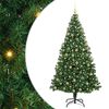 vidaXL Коледно дърво с LED светлина 180 см 300 LED светодиода