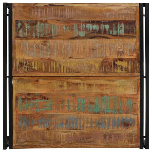 vidaXL Масичка за кафе Multicolour Масивна дървесина Reclaimed