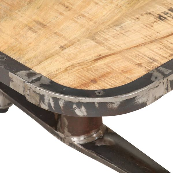 vidaXL ТВ шкаф, 160x30x40 см, мангово дърво масив