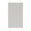 vidaXL Плисирана щора Светло сиво 70x150 cm Ширина на плата 69,4 cm