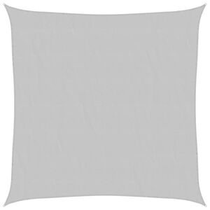 vidaXL Слънцезащитно платно светлосиво 2x2 м 100% полиестер Оксфорд