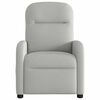 vidaXL Recliner Chair Cloud Grey Fabric