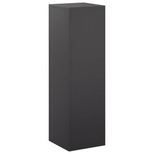vidaXL Стойка за растения Черно 30 x 30 x 100 см Стомана