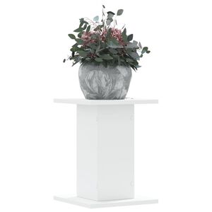 vidaXL Стойки за растения 2 бр бели 30x30x40 см инженерно дърво