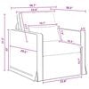 vidaXL Диван 2 pcs Тъмен сив 198 x 78 x 80 см текстил