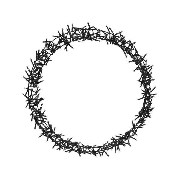 Ambiance Светещ коледен венец с 400 LED, 48 см