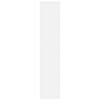 vidaXL Разделител за стая, бял, 100x33x155,5 см, инженерно дърво