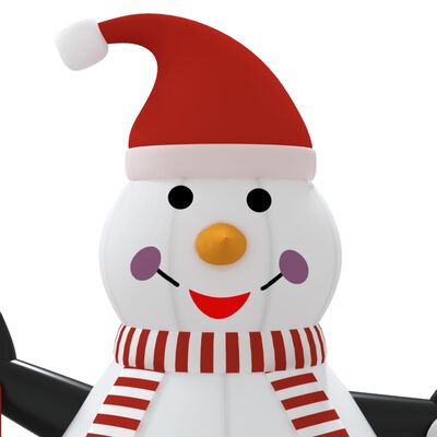 vidaXL Надуваем снежен човек с LED, 360 см
