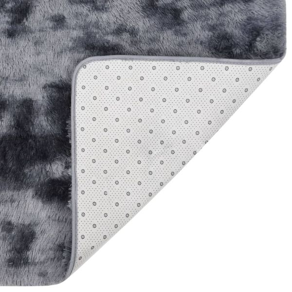 vidaXL Рошав килим тип шаги, антрацит, 230x160 см