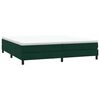 vidaXL Box Spring Легло без матрак Тъмнозелено 200x210 cm Кадифе