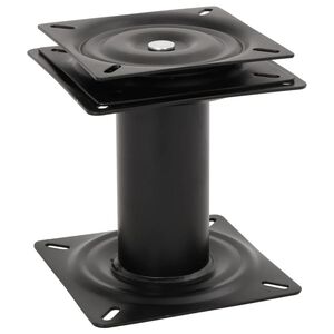 vidaXL Стойка за седалка за лодка въртящ механизъм на 360&deg; стомана