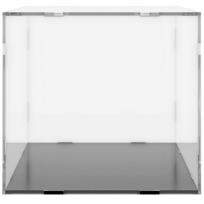 vidaXL Кутия витрина, прозрачна, 24x12x11 см, акрил