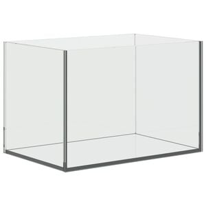vidaXL Аквариум със съхранение Прозрачен 30 x 20 x 20 см Стъкло