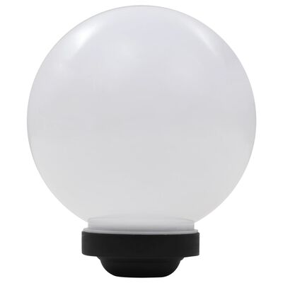 vidaXL Градински соларни лампи, LED, 3 бр, сферични, 20 см, RGB